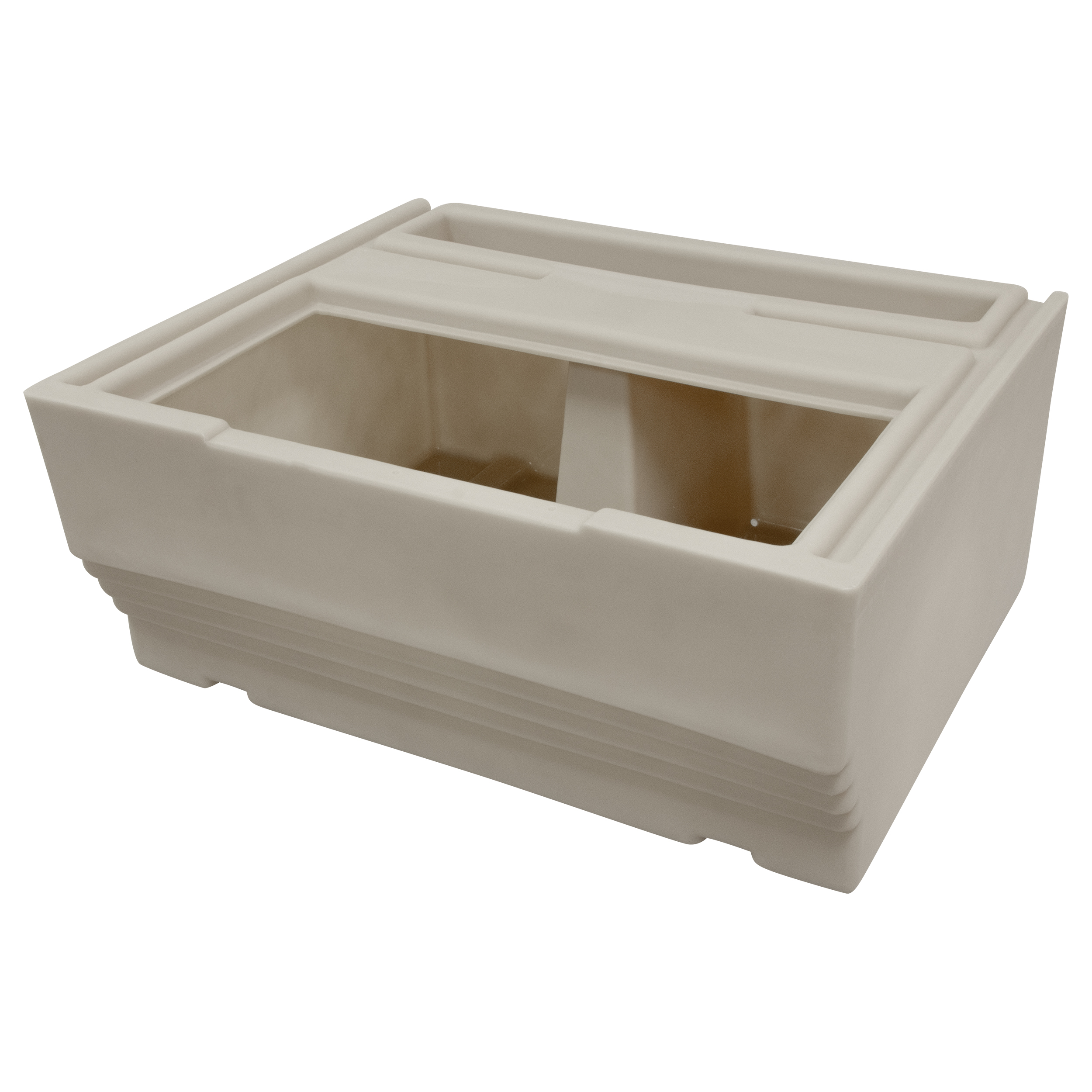 Wise BM1143-1B-990 Premier Series Pontoon 27″ Bench Base Only Platinum